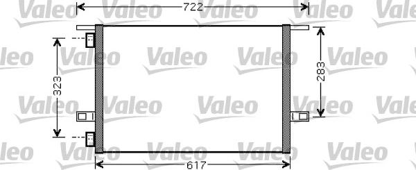 Valeo 818028 - Кондензатор, климатизация vvparts.bg