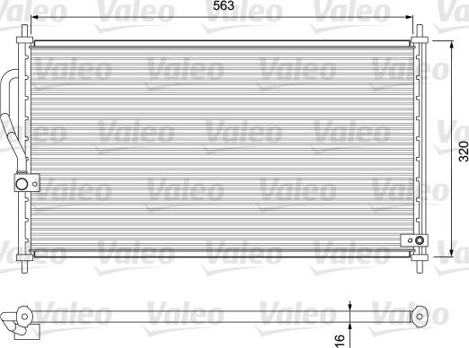 Valeo 818070 - Кондензатор, климатизация vvparts.bg