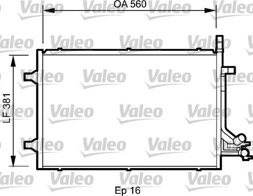 Valeo 818194 - Кондензатор, климатизация vvparts.bg