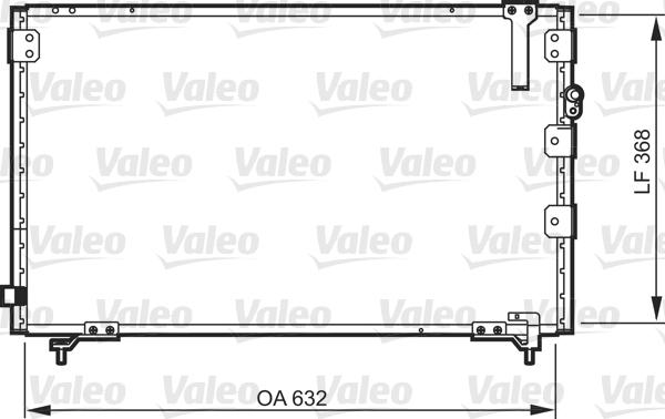 Valeo 818105 - Кондензатор, климатизация vvparts.bg