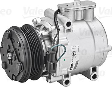 Valeo 813636 - Компресор, климатизация vvparts.bg