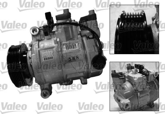 Valeo 813150 - Компресор, климатизация vvparts.bg