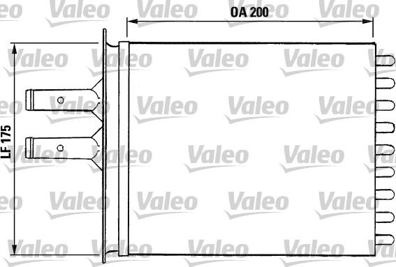 Valeo 812081 - Топлообменник, отопление на вътрешното пространство vvparts.bg