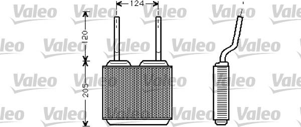 Valeo 812146 - Топлообменник, отопление на вътрешното пространство vvparts.bg