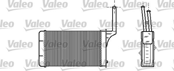 Valeo 812114 - Топлообменник, отопление на вътрешното пространство vvparts.bg
