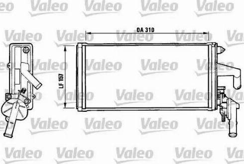 Valeo 812137 - Топлообменник, отопление на вътрешното пространство vvparts.bg