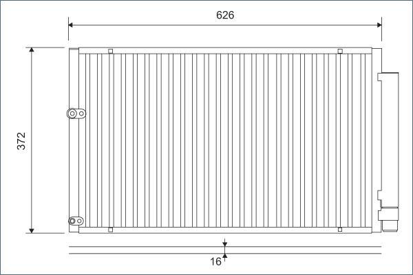 Valeo 812880 - Кондензатор, климатизация vvparts.bg