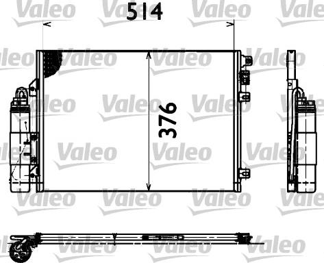 Valeo 817428 - Кондензатор, климатизация vvparts.bg