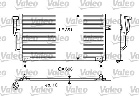 Valeo 817559 - Кондензатор, климатизация vvparts.bg