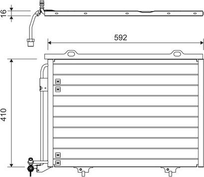 Valeo 817562 - Кондензатор, климатизация vvparts.bg