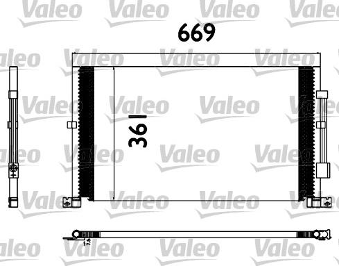 Valeo 817567 - Кондензатор, климатизация vvparts.bg