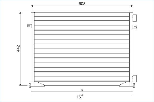 Valeo 817577 - Кондензатор, климатизация vvparts.bg