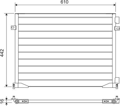 Valeo 817644 - Кондензатор, климатизация vvparts.bg