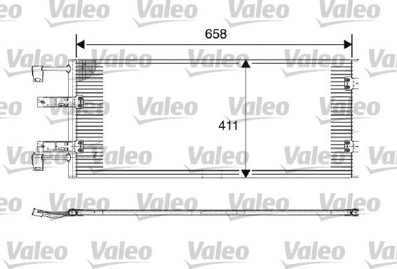 Valeo 817645 - Кондензатор, климатизация vvparts.bg