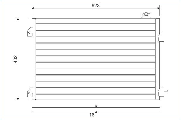 Valeo 817646 - Кондензатор, климатизация vvparts.bg