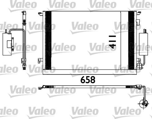 Valeo 817648 - Кондензатор, климатизация vvparts.bg