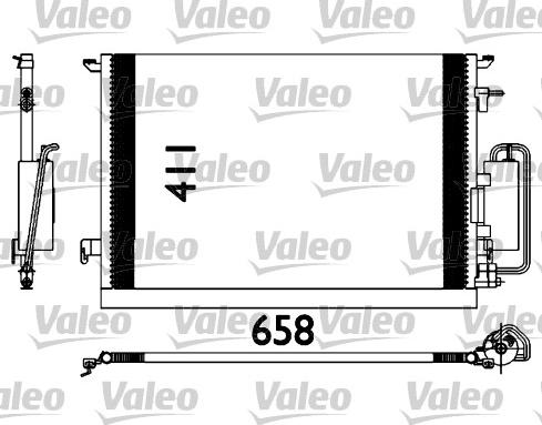 Valeo 817647 - Кондензатор, климатизация vvparts.bg