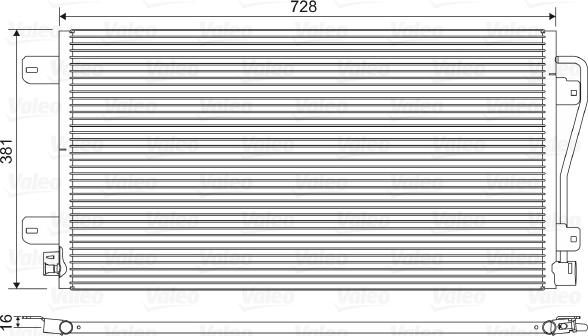 Valeo 817601 - Кондензатор, климатизация vvparts.bg
