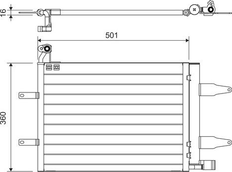 Valeo 817686 - Кондензатор, климатизация vvparts.bg