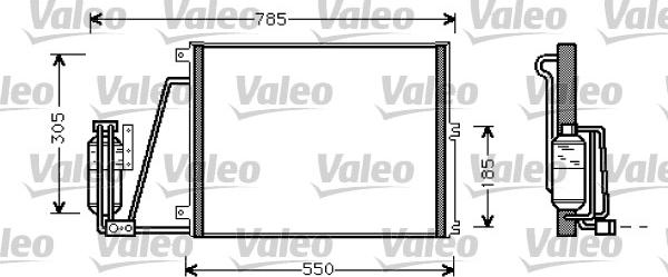 Valeo 817670 - Кондензатор, климатизация vvparts.bg