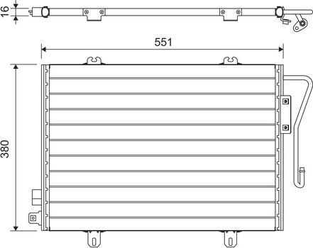 Valeo 817171 - Кондензатор, климатизация vvparts.bg