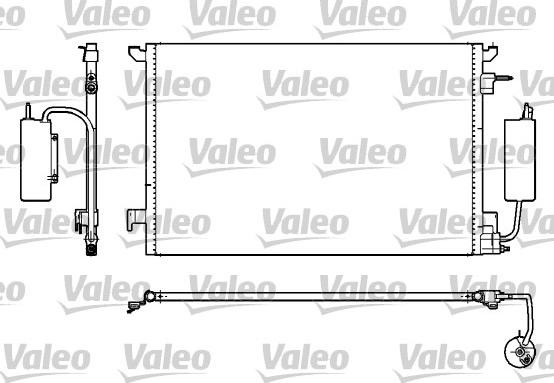 Valeo 817852 - Кондензатор, климатизация vvparts.bg