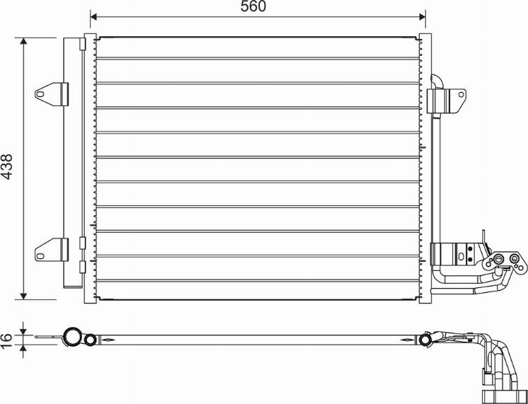 Valeo 817806 - Кондензатор, климатизация vvparts.bg