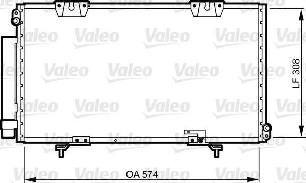 Valeo 817803 - Кондензатор, климатизация vvparts.bg