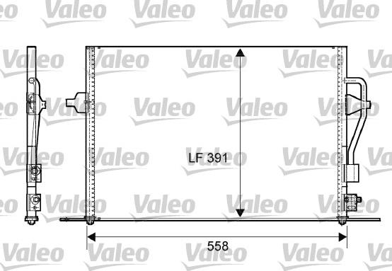 Valeo 817232 - Кондензатор, климатизация vvparts.bg