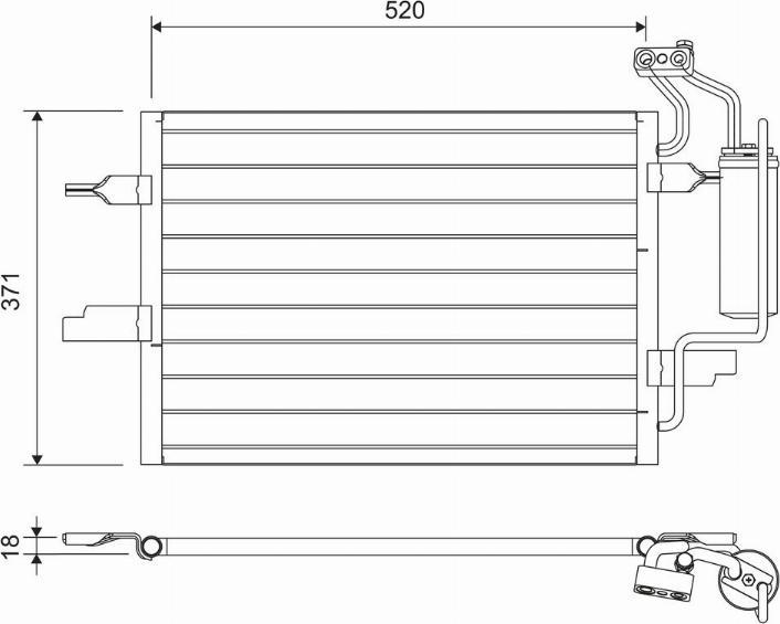 Valeo 817798 - Кондензатор, климатизация vvparts.bg