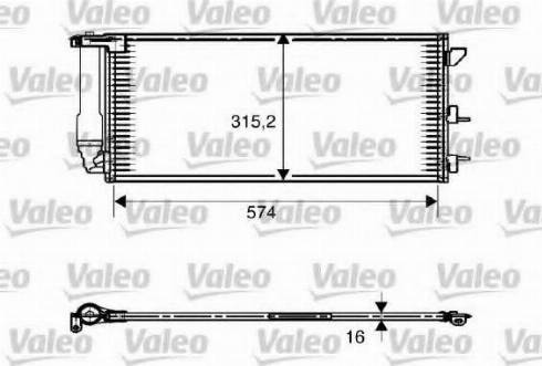 Valeo 817707 - Кондензатор, климатизация vvparts.bg