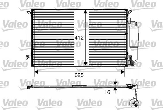 Valeo 817711 - Кондензатор, климатизация vvparts.bg