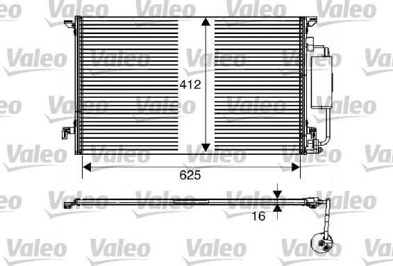 Valeo 817712 - Кондензатор, климатизация vvparts.bg