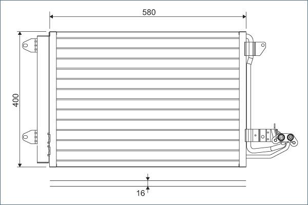 Valeo 817777 - Кондензатор, климатизация vvparts.bg