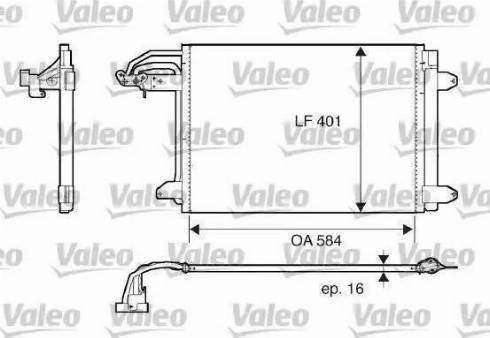 Ava Quality Cooling VW5209D - Кондензатор, климатизация vvparts.bg