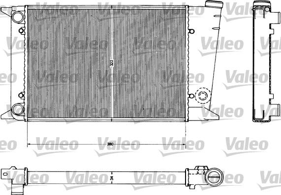 Valeo 883418 - Радиатор, охлаждане на двигателя vvparts.bg