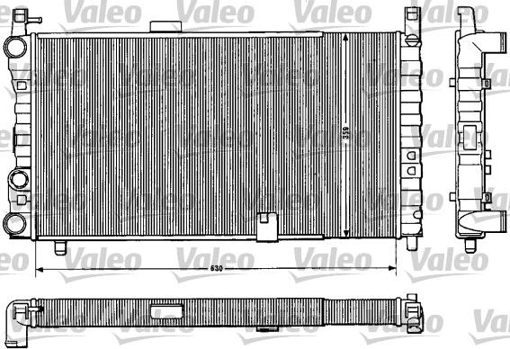 Valeo 883822 - Радиатор, охлаждане на двигателя vvparts.bg