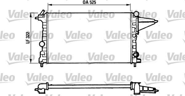 Valeo 883877 - Радиатор, охлаждане на двигателя vvparts.bg