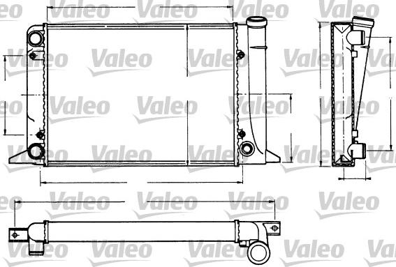 Valeo 883769 - Радиатор, охлаждане на двигателя vvparts.bg