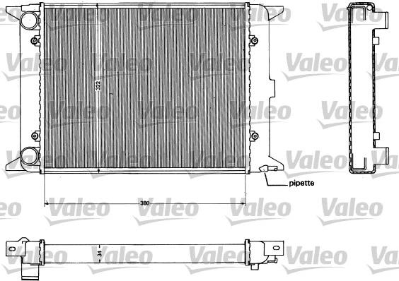 Valeo 882896 - Радиатор, охлаждане на двигателя vvparts.bg