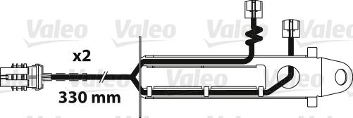 Valeo 882329 - Предупредителен контактен сензор, износване на накладките vvparts.bg