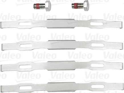 Valeo 882248 - Комплект спирачно феродо, дискови спирачки vvparts.bg