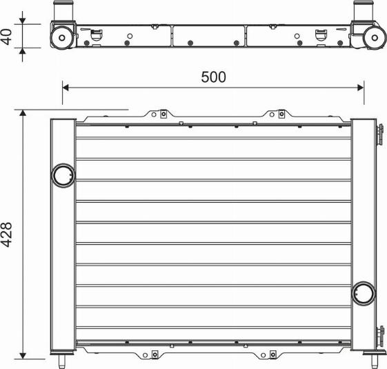 Valeo 822710 - Кондензатор, климатизация vvparts.bg