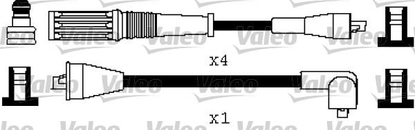 Valeo 346499 - Комплект запалителеи кабели vvparts.bg