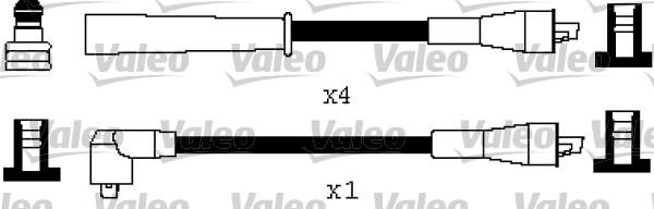 Valeo 346492 - Комплект запалителеи кабели vvparts.bg