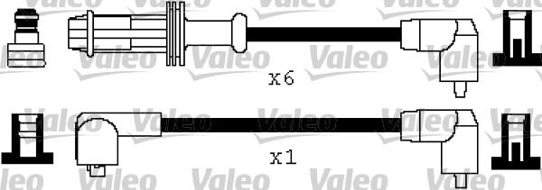 Valeo 346449 - Комплект запалителеи кабели vvparts.bg