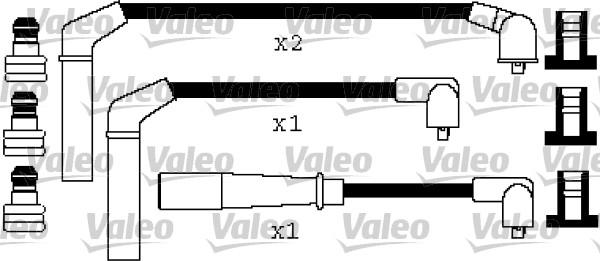 Valeo 346443 - Комплект запалителеи кабели vvparts.bg