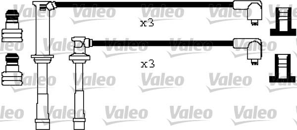 Valeo 346455 - Комплект запалителеи кабели vvparts.bg