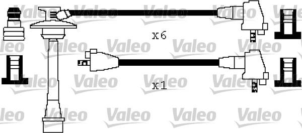 Valeo 346450 - Комплект запалителеи кабели vvparts.bg