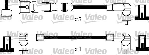 Valeo 346465 - Комплект запалителеи кабели vvparts.bg